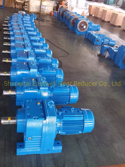 풋 마운트가 있는 Ewr 시리즈 베벨 헬리컬 기어박스(EWR37-167)