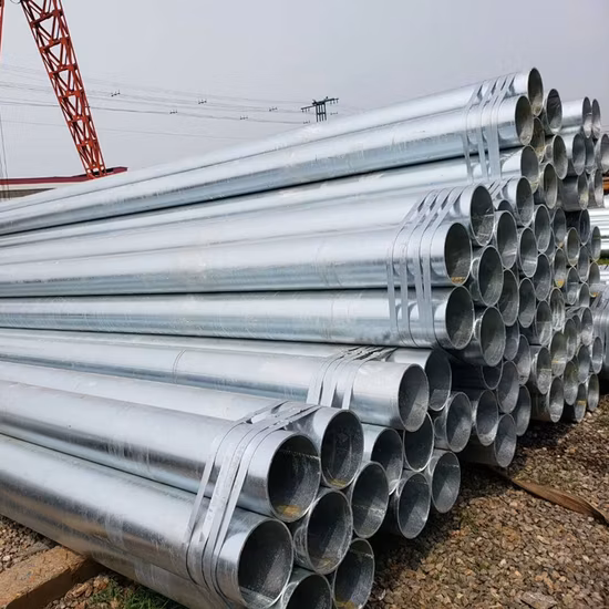 탄소강 이음매 없는 파이프 ASTM A106 A36 BS 1387 Ms 아연 도금 중공 섹션 강관 용접 강철 사각 원형 강관