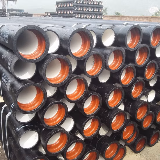 공장 저렴한 가격 C25 C30 C40 800mm 지하 파이프 시멘트 코팅이 적용된 Pricel 연성 철 파이프