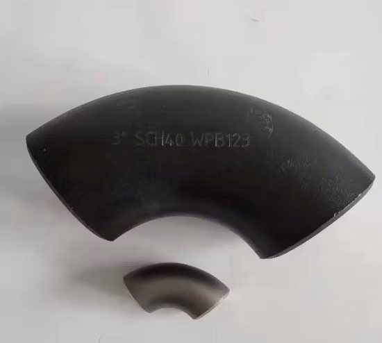 맞대기 용접 스테인레스 스틸 파이프 피팅 45 60 90도 이음매없는 팔꿈치